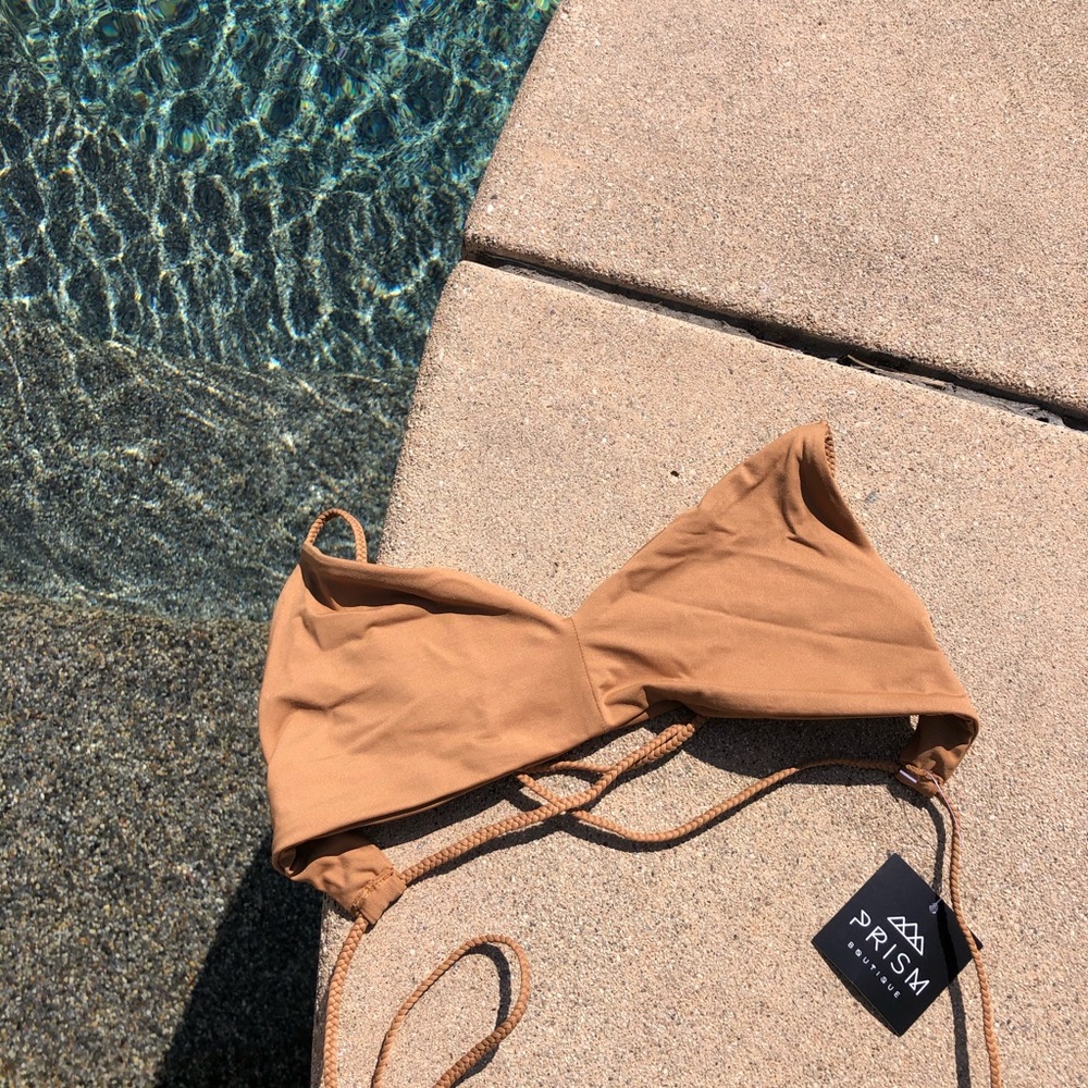 NWT Boys+Arrows Dylan Bronze Desperado Bikini Top